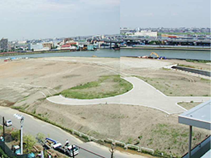 平成17年7月　汐入公園整備工事（17白－1）（ニチノー・綜合・岩田ＪＶ）01