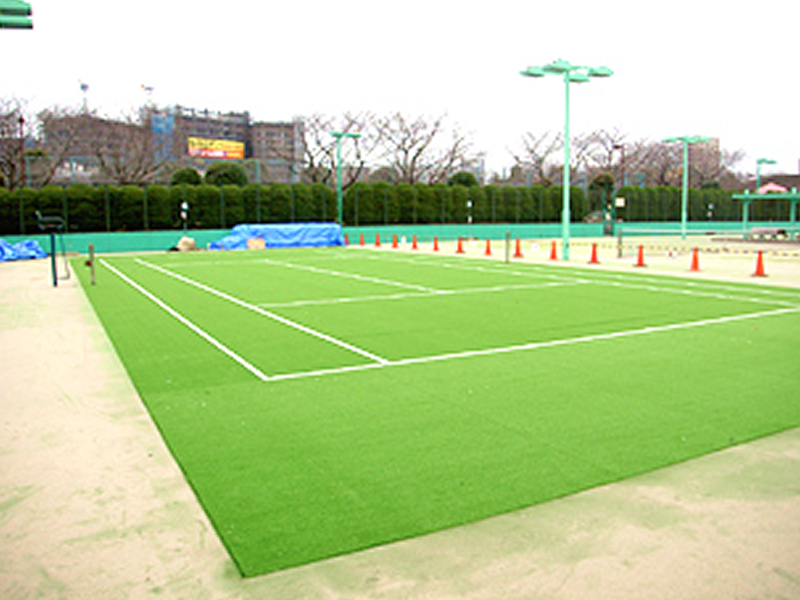 平成20年2月　亀戸中央公園テニスコート改修工事02